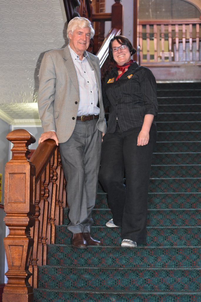 Criterion Hotel owner Tony Prentice and his daughter Valerie have felt some of the paranormal activity in the hotel.